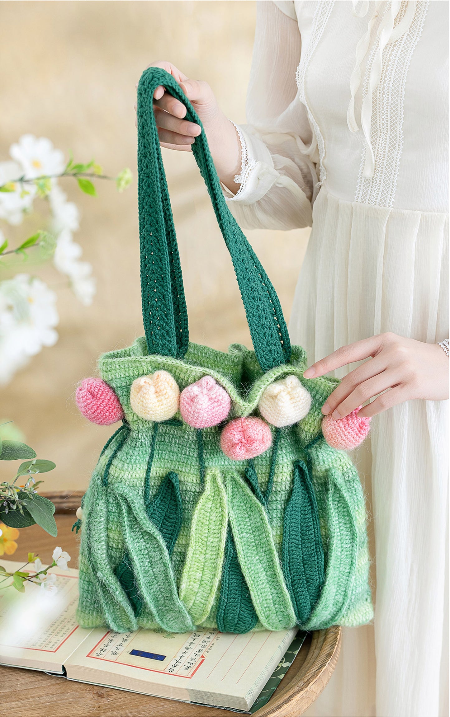 Blossom Shoulder Bag Crochet Kit