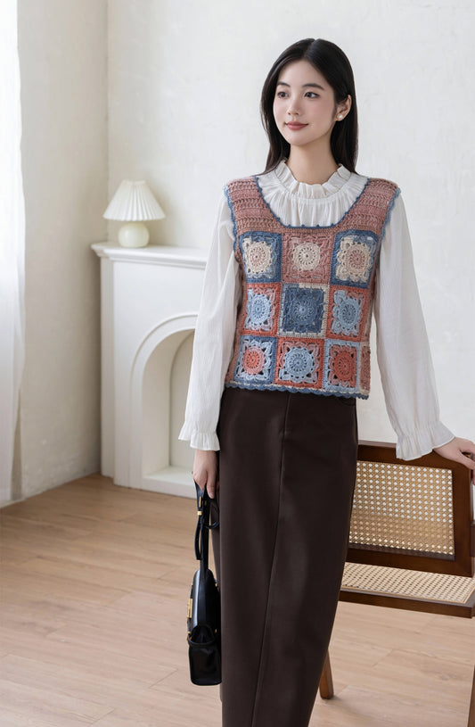 Silken Vest Crochet Pattern