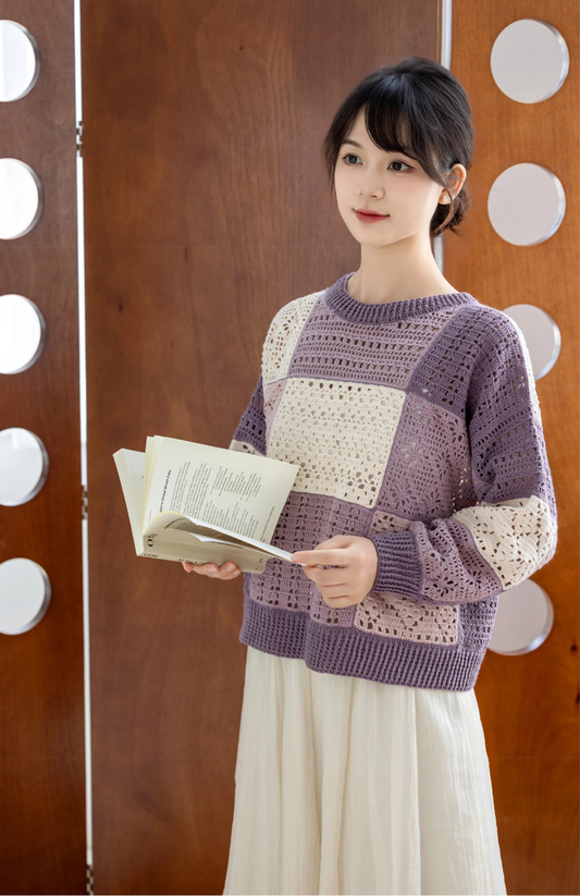 Lotus Breeze Pullover Crochet Pattern