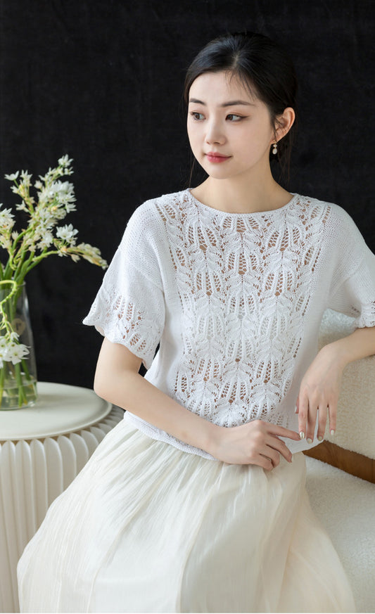 Flower of the Palm Knit Yarn Kit