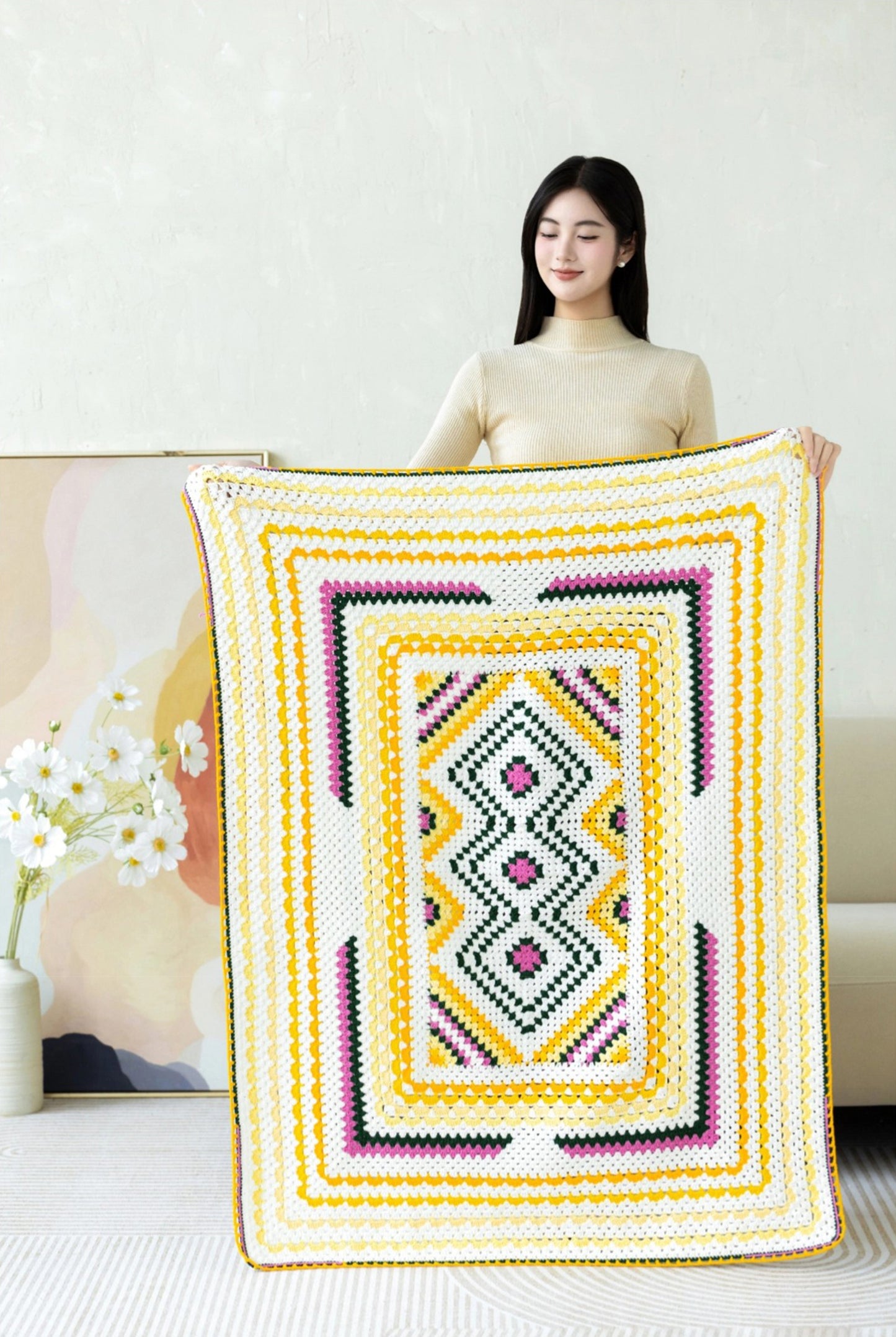 Tessera Diamond Crochet Pattern