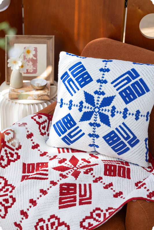 Fortune Pillow Blanket Crochet Pattern