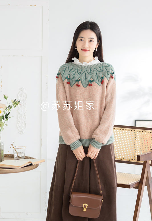 Cherry Sweater Knit Pattern