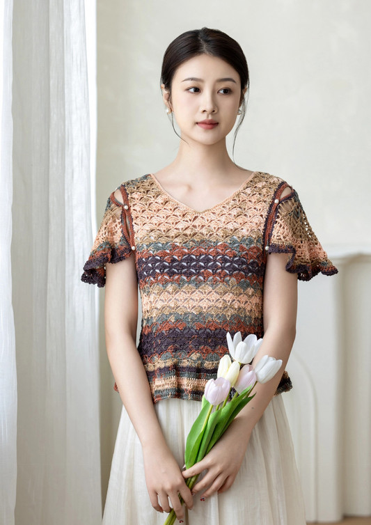 Feather Fan Top Crochet Pattern