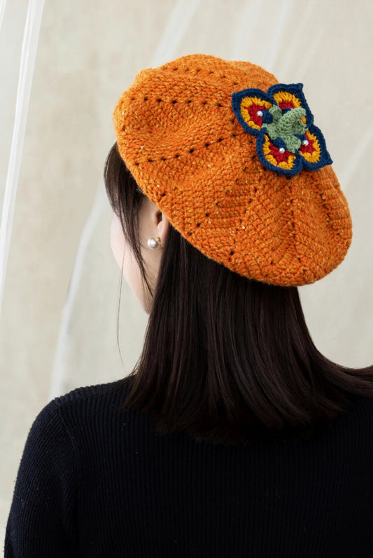Persimmon Beret Crochet Pattern