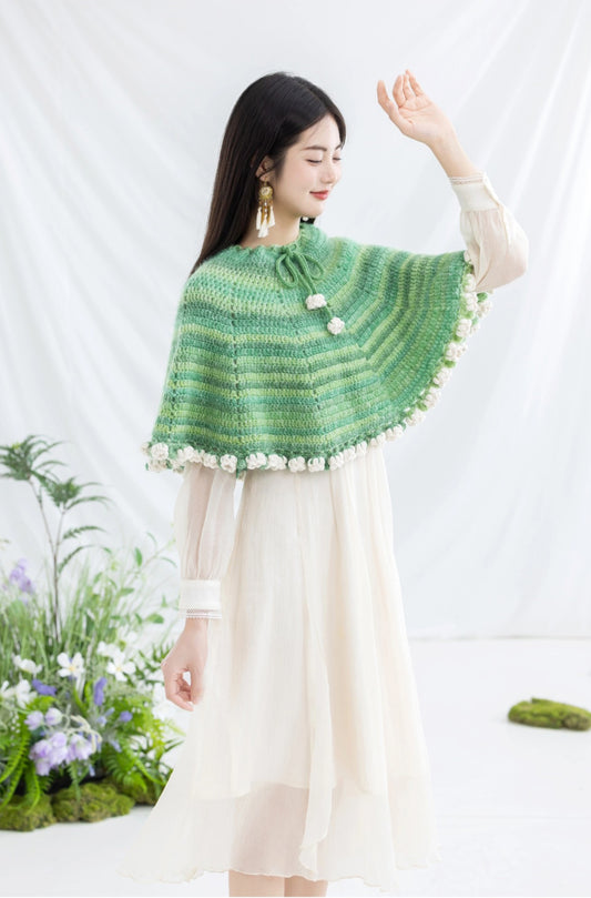 Lily Bouquet Cape Crochet Kit