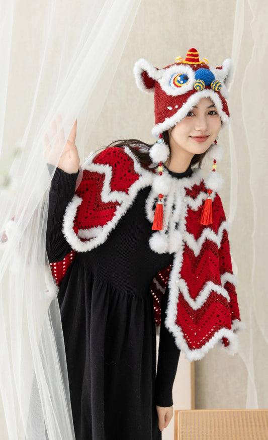 Dancing Lion Cloak Crochet KIt