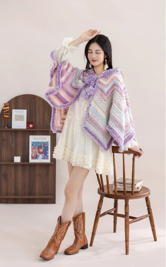 Starry Hooded Cloak Crochet Kit