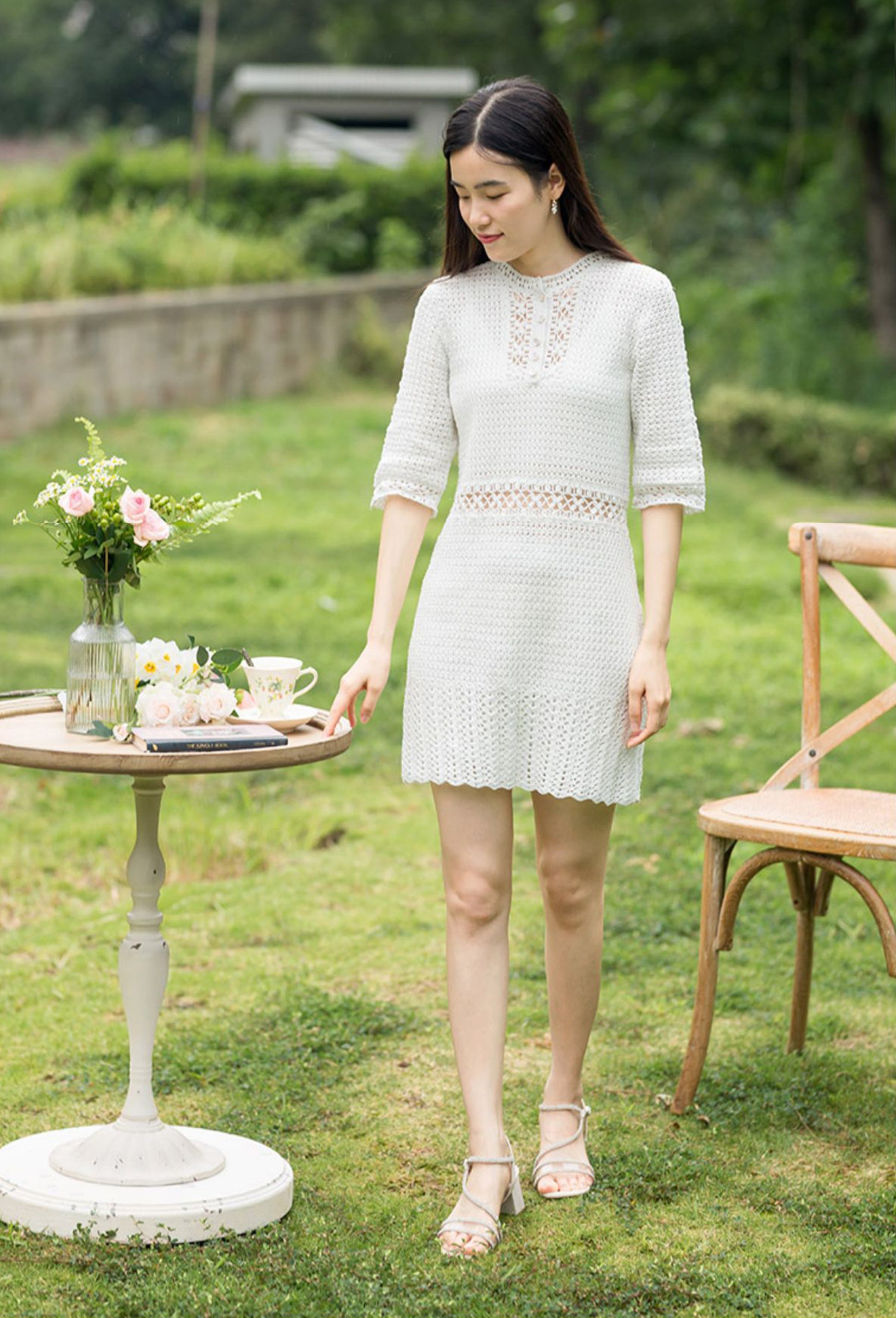 crochet dress yarn Jeanie