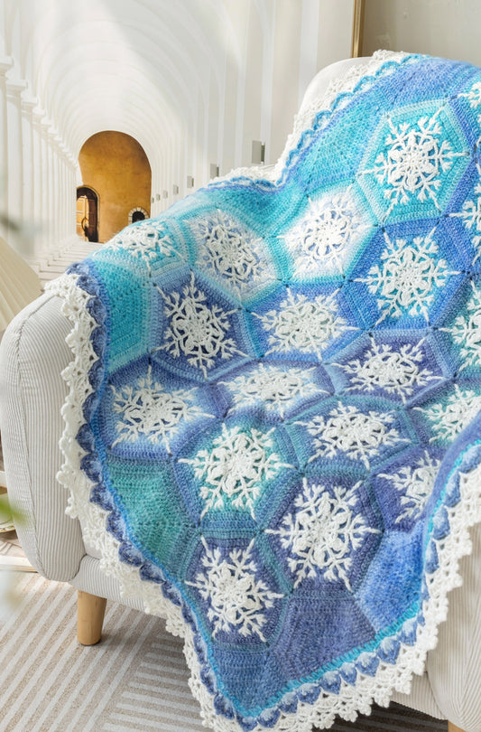 Snowflake Blanket Crochet Kit
