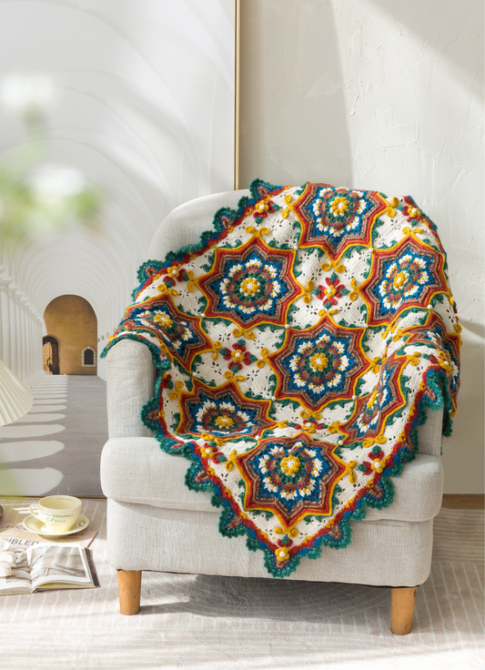 Glory Wave Title Blanke Crochet Pattern