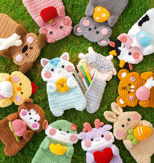 Chinese Zodiac Critter Pouch Crochet Pattern