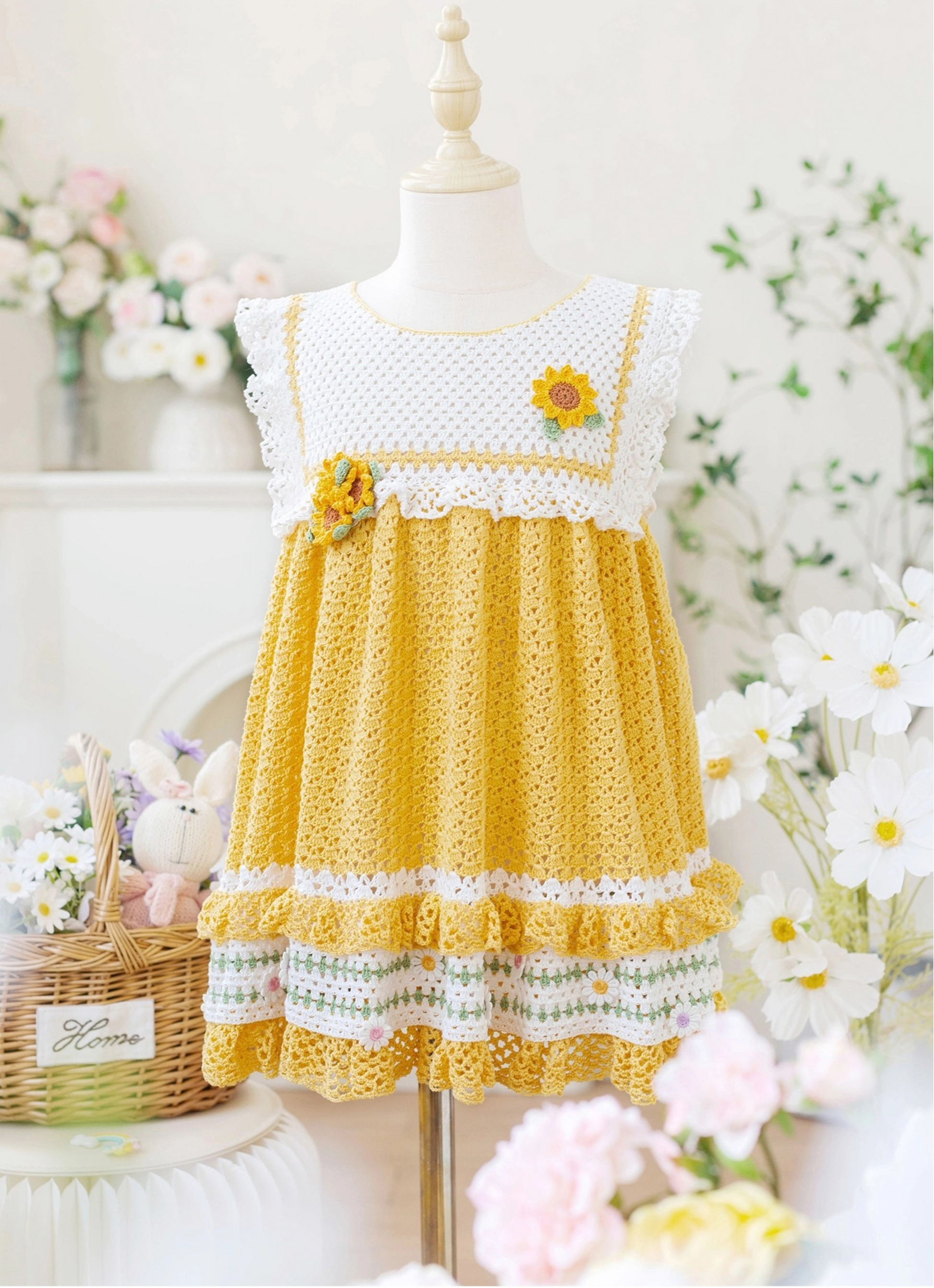 Jacaranda Dress Crochet Yarn Kit | Botanical Sensations Series