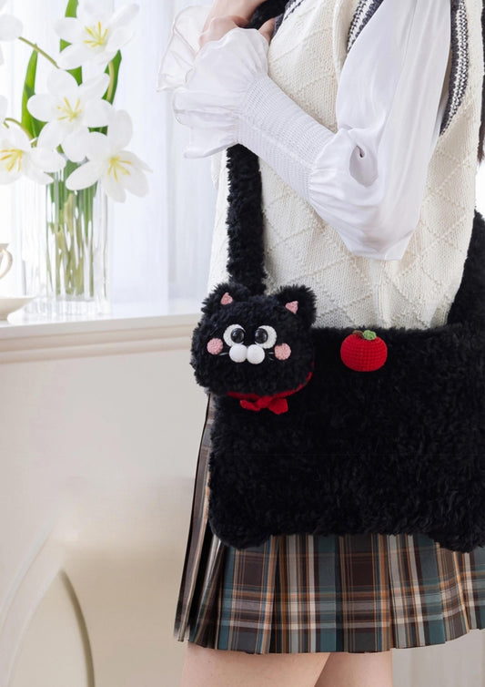 Cute Cat Crossbody Bag Crochet Pattern