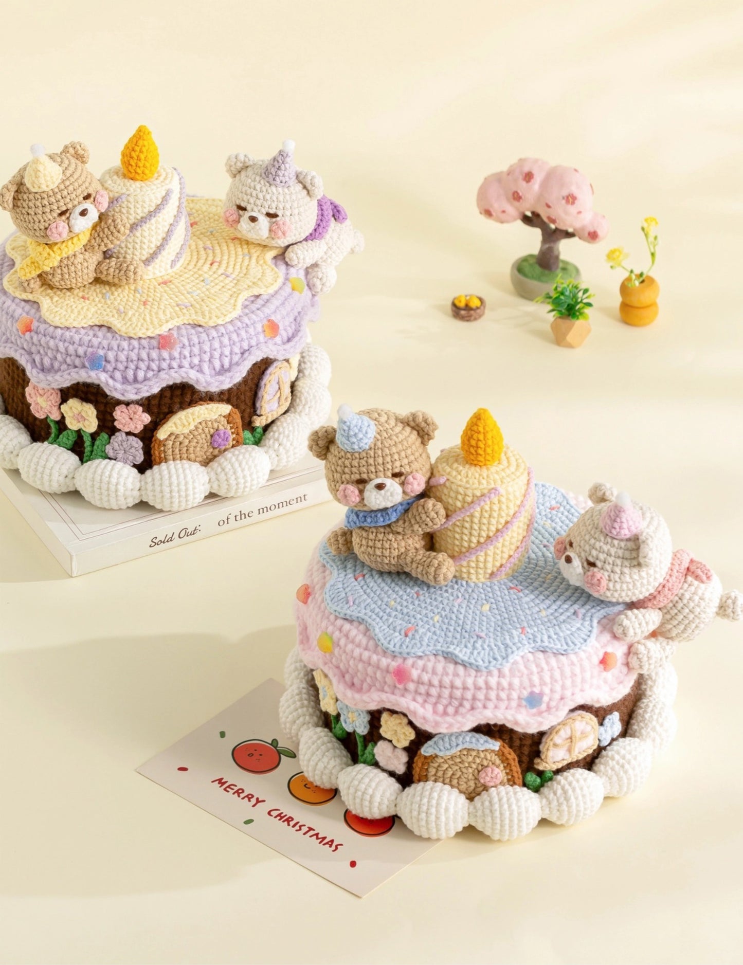 Bear's Cake Crochet Kit
