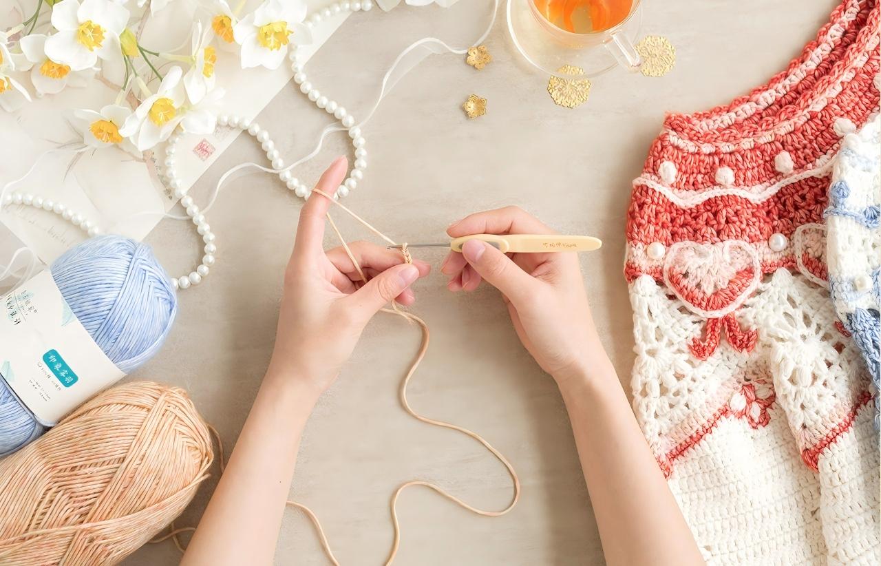 Auspicious Yoke Sweater Crochet Pattern