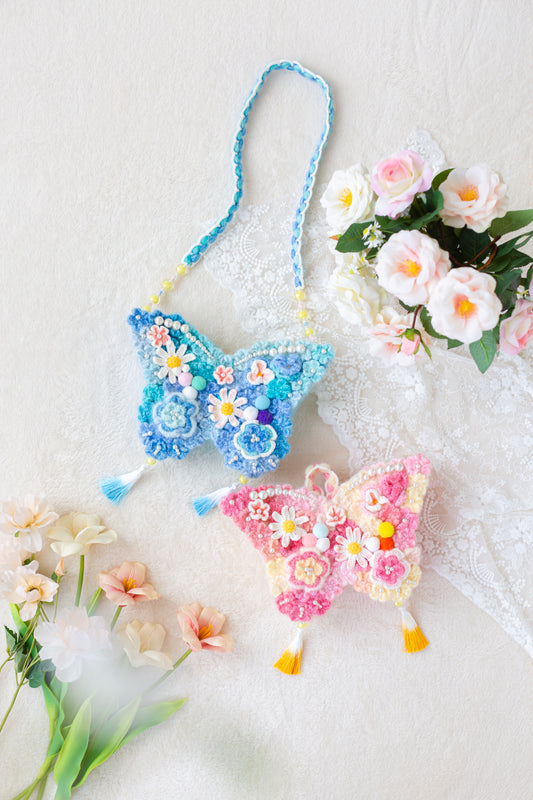 Butterfly Crossbody Bag Crochet Pattern