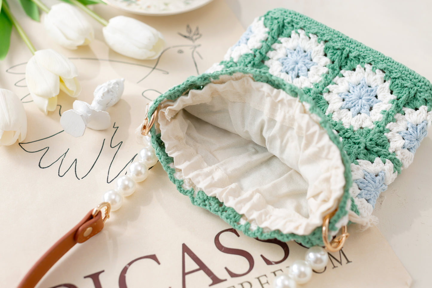 Rivulet Motifs Bag Crochet Pattern