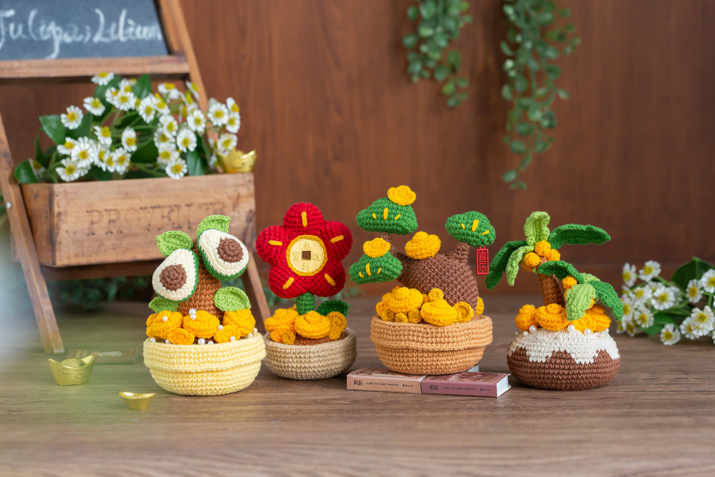 Fat Choy Plant Crochet Pattern