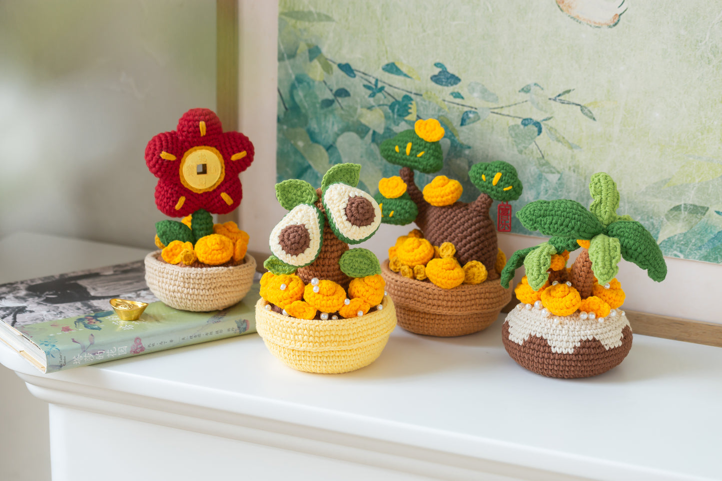 Fat Choy Plant Crochet Pattern