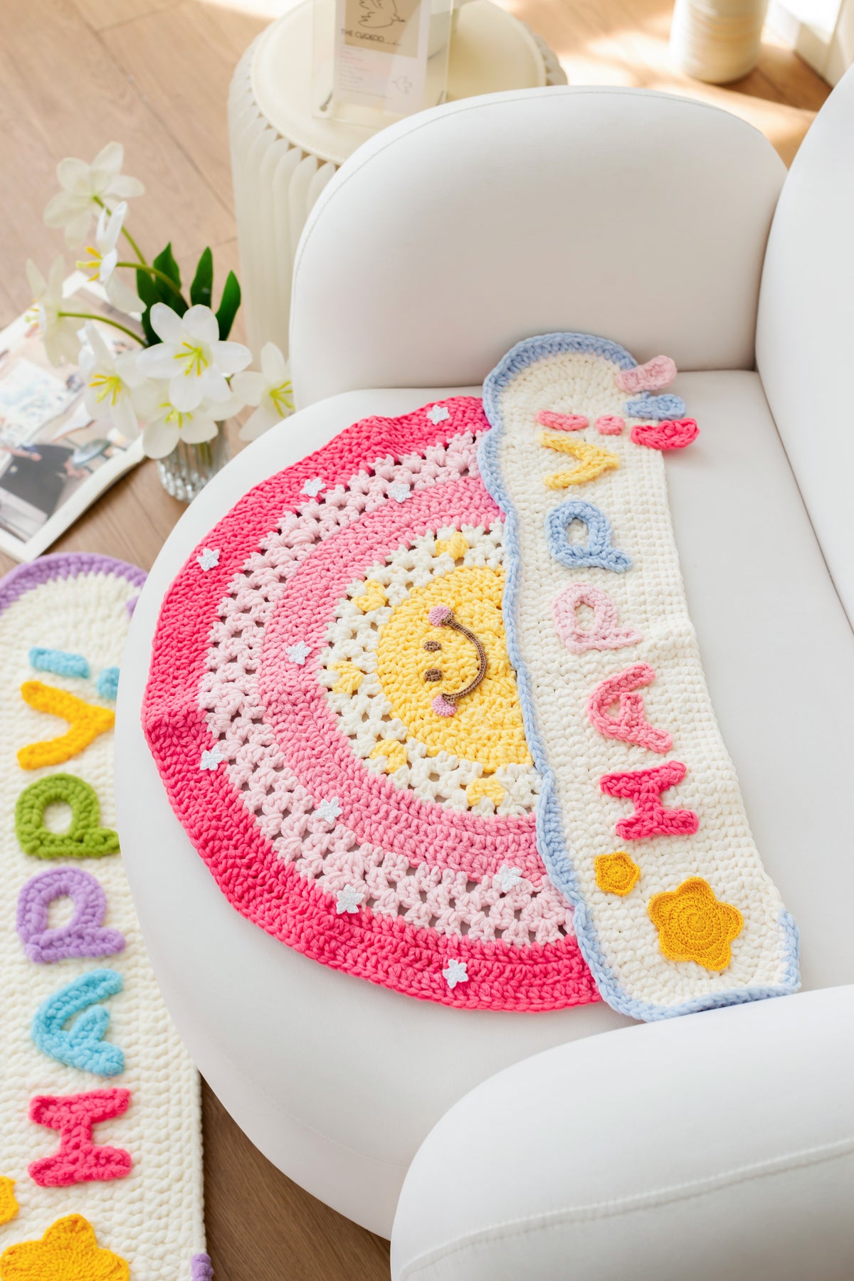 Rainbow Rug Crochet Pattern