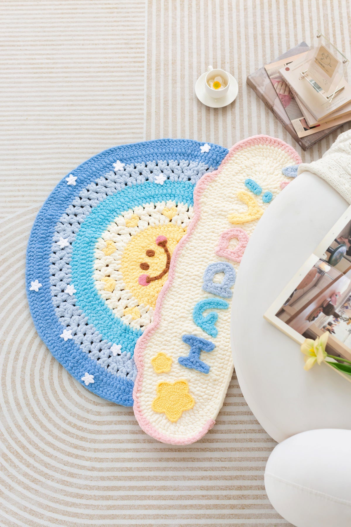 Rainbow Rug Crochet Pattern