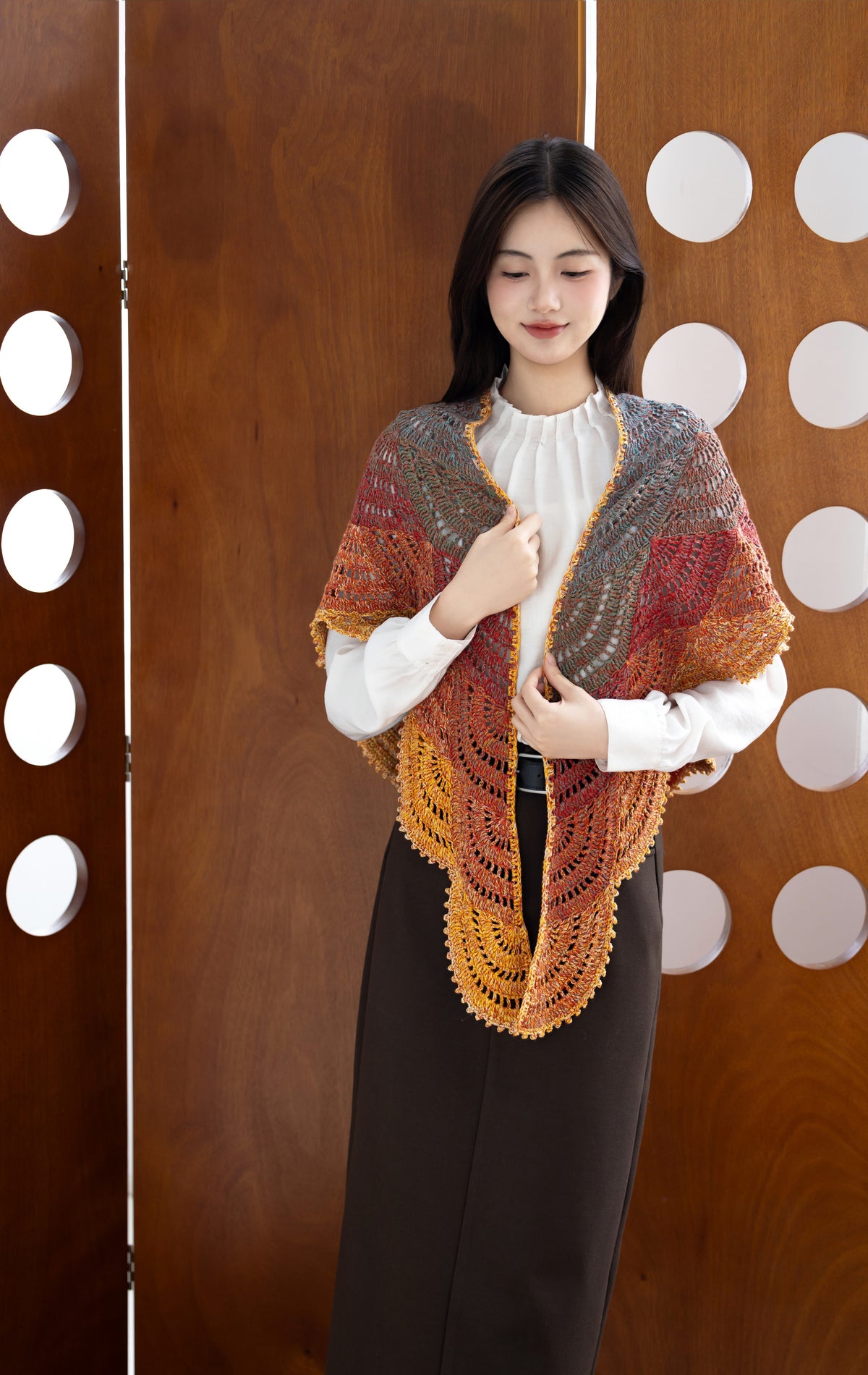 Waves Shawl Crochet Pattern