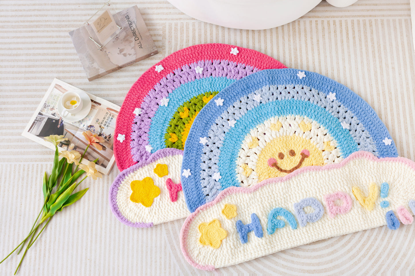 Rainbow Rug Crochet Pattern