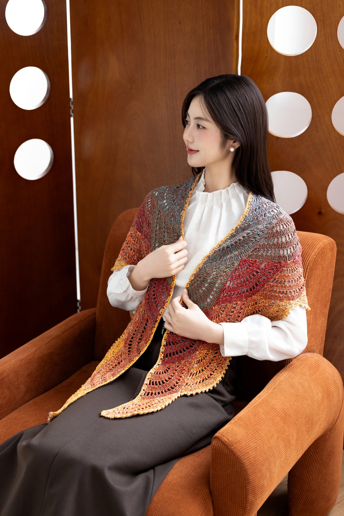 Waves Shawl Crochet Pattern