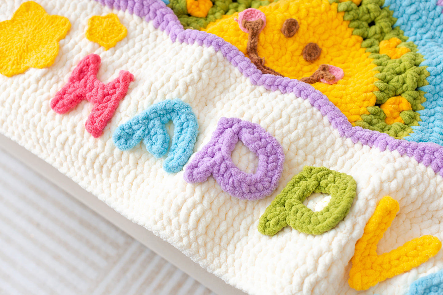Rainbow Rug Crochet Pattern
