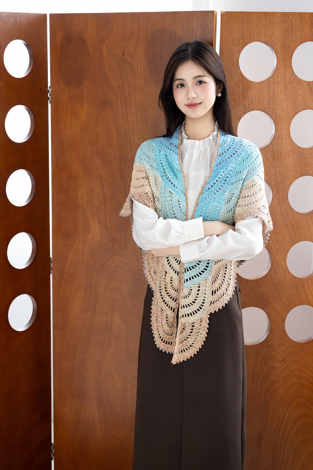 Waves Shawl Crochet Pattern