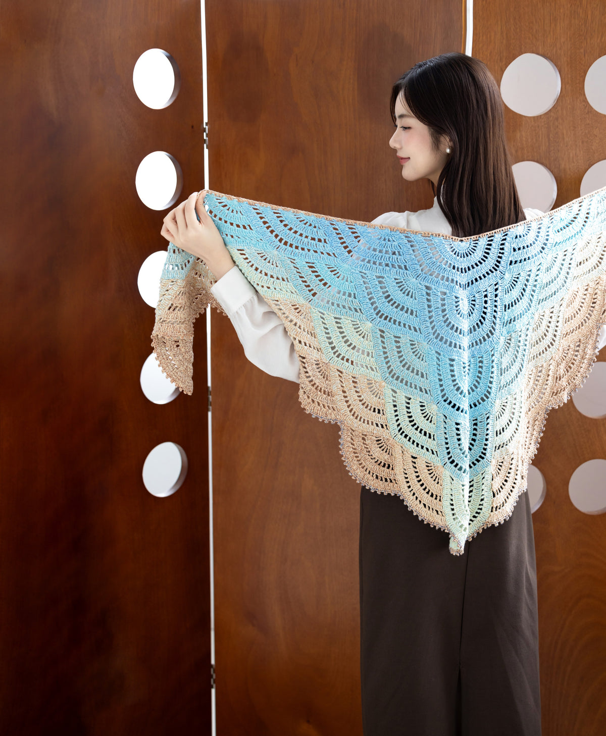 Waves Shawl Crochet Pattern
