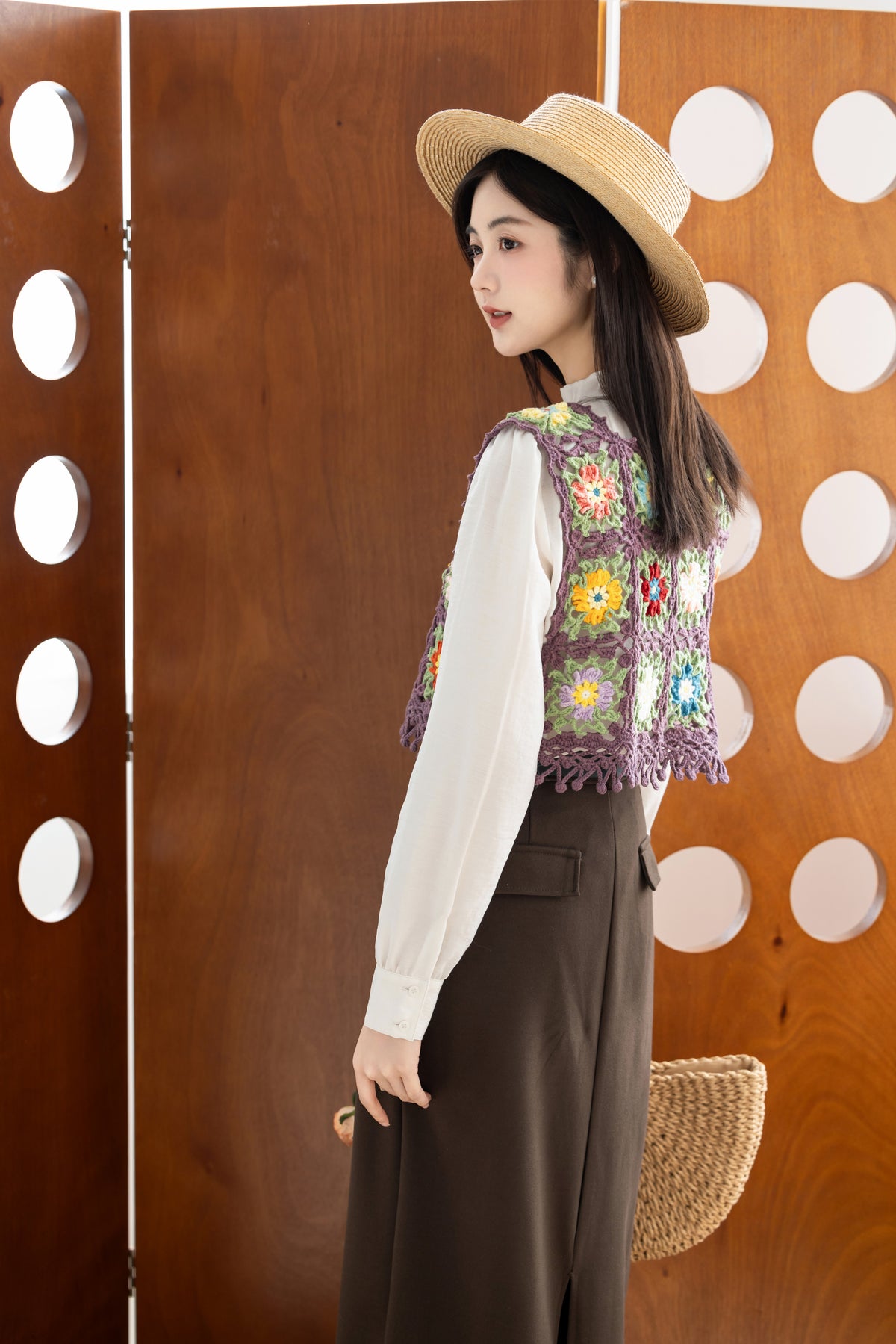 Gesang Blossom Vest Crochet Pattern