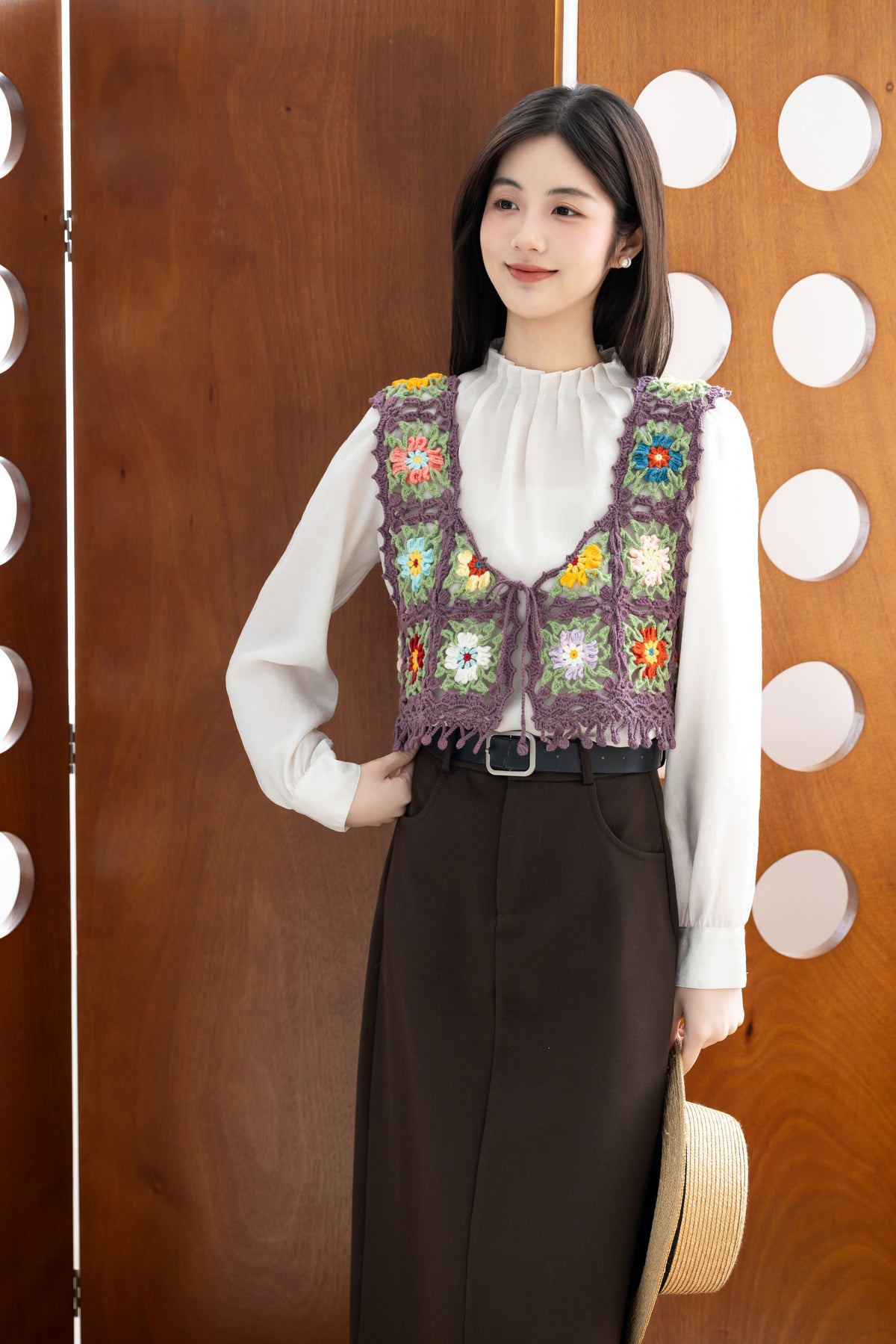 Gesang Blossom Vest Crochet Pattern