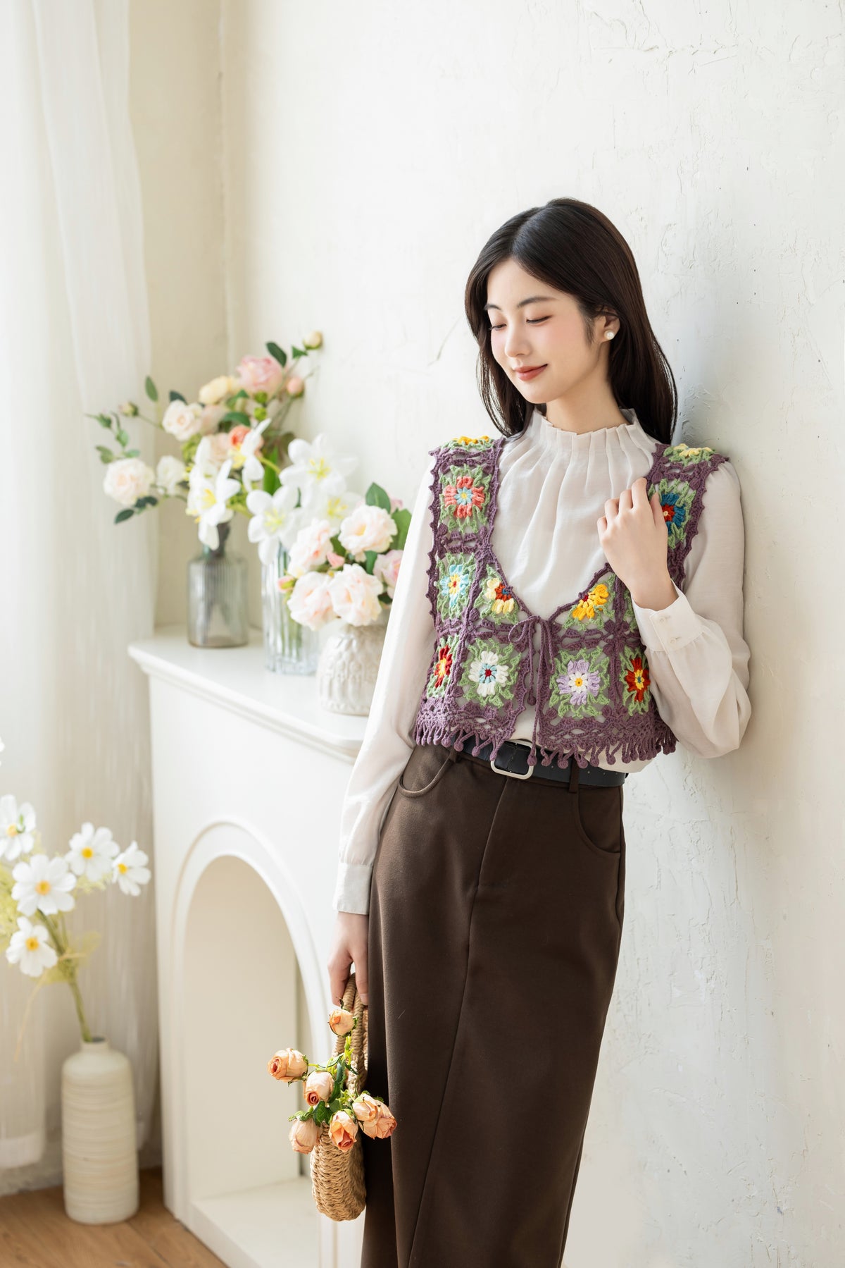 Gesang Blossom Vest Crochet Pattern