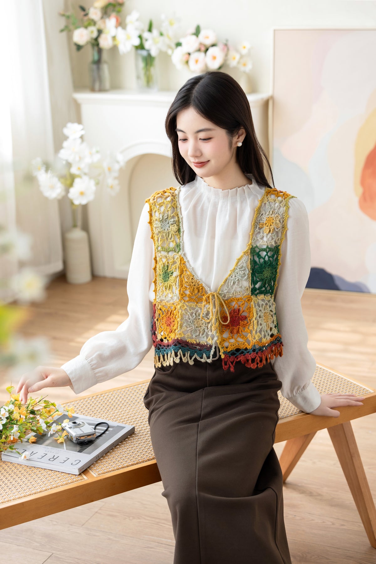 Gesang Blossom Vest Crochet Pattern