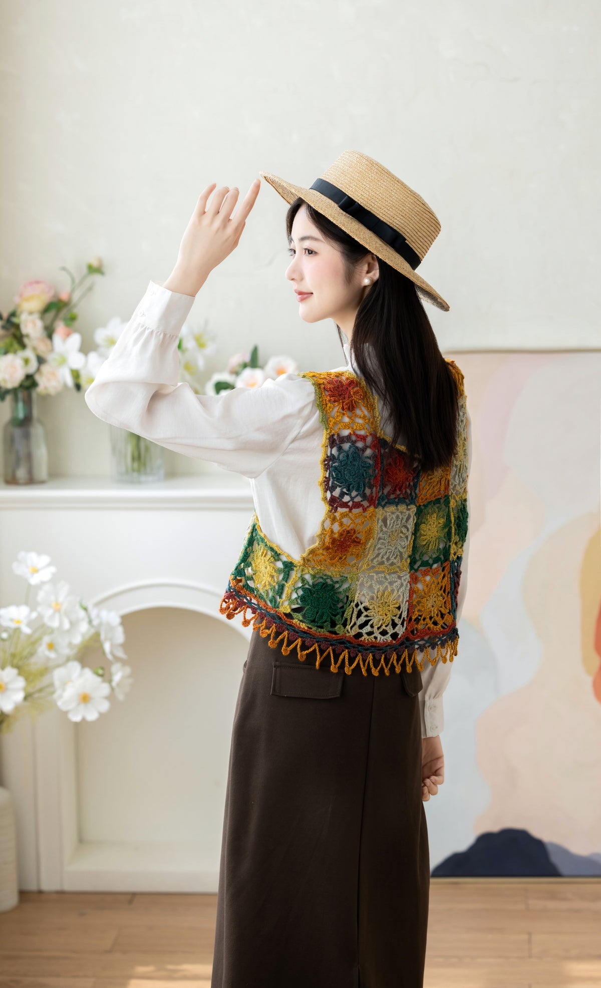 Gesang Blossom Vest Crochet Pattern