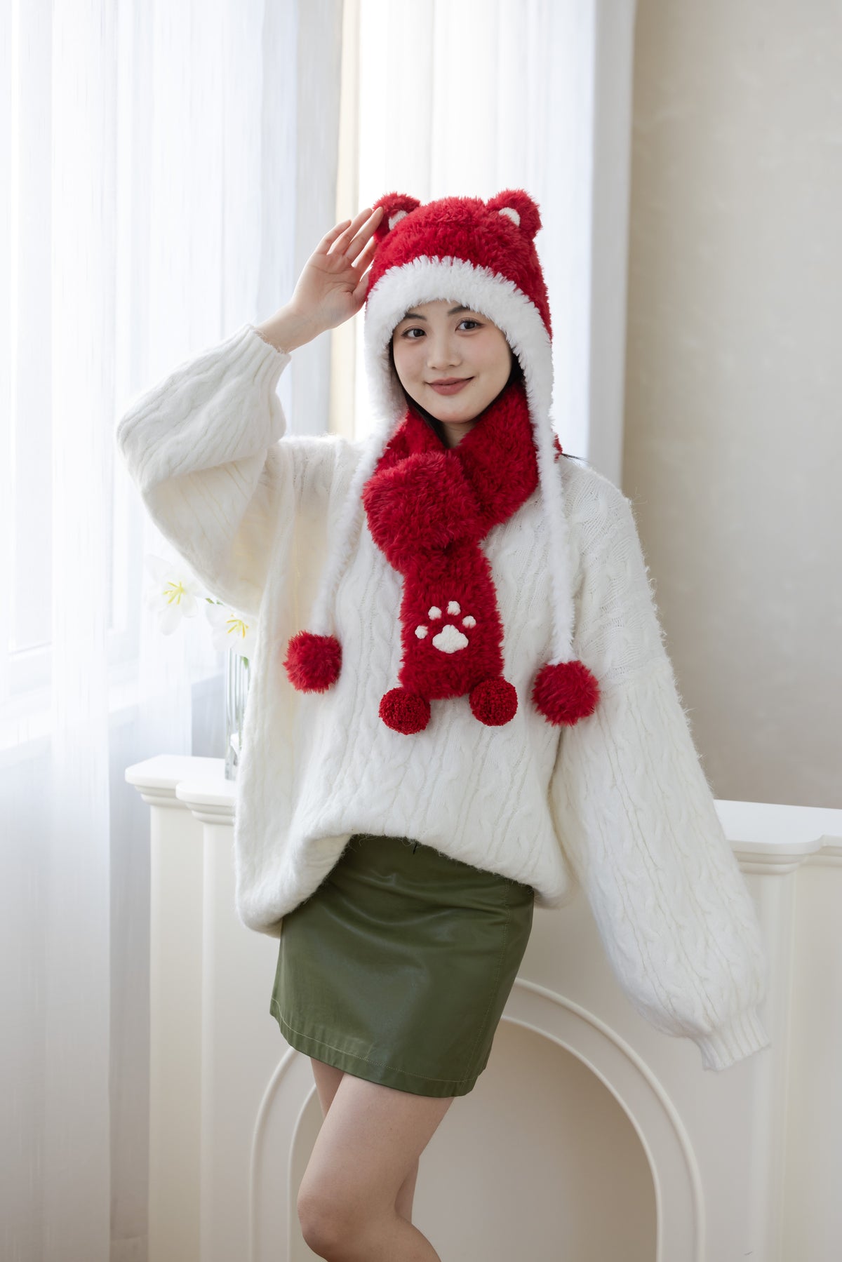 Paw Scarf Crochet Pattern