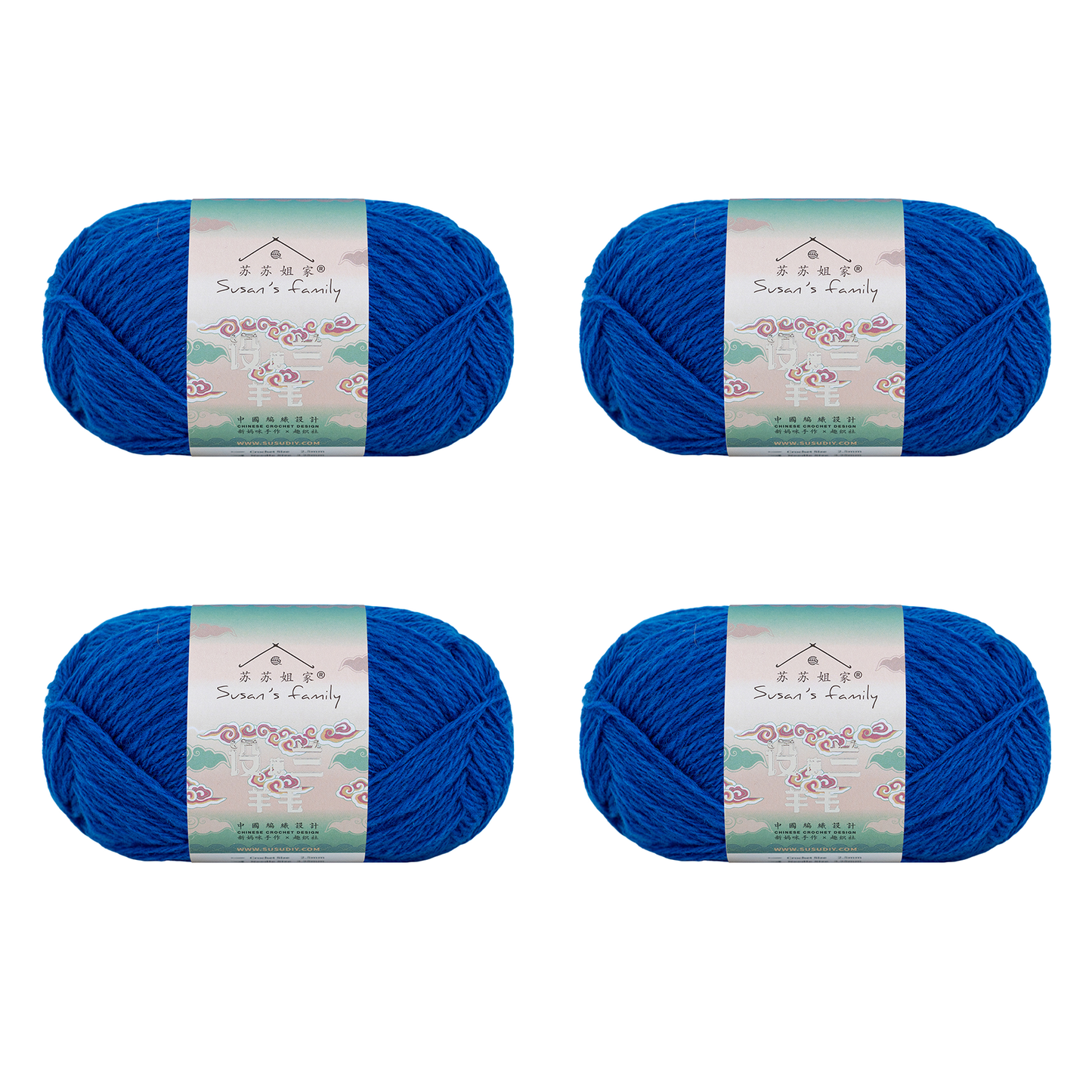 Shetland Wool Yarn 2 Packs 【US Warehouse】