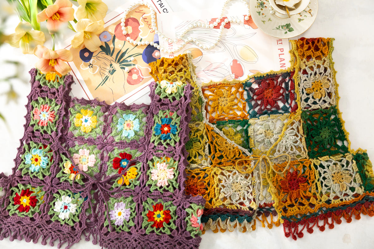 Gesang Blossom Vest Crochet Pattern