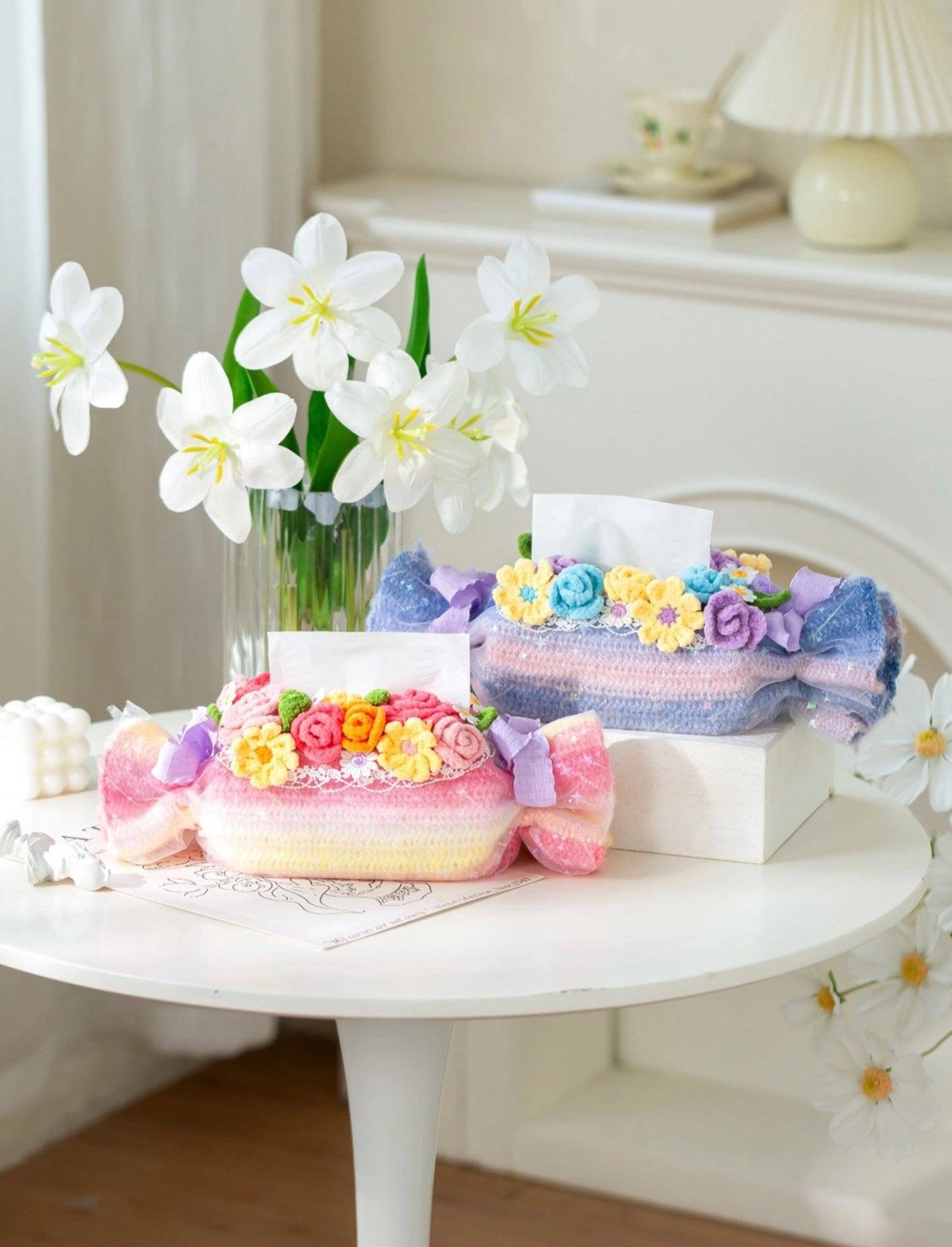 Candy Tissue Box Crochet Pattern