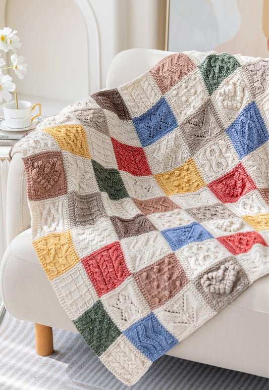 Checkered Rainbow Crochet Pattern