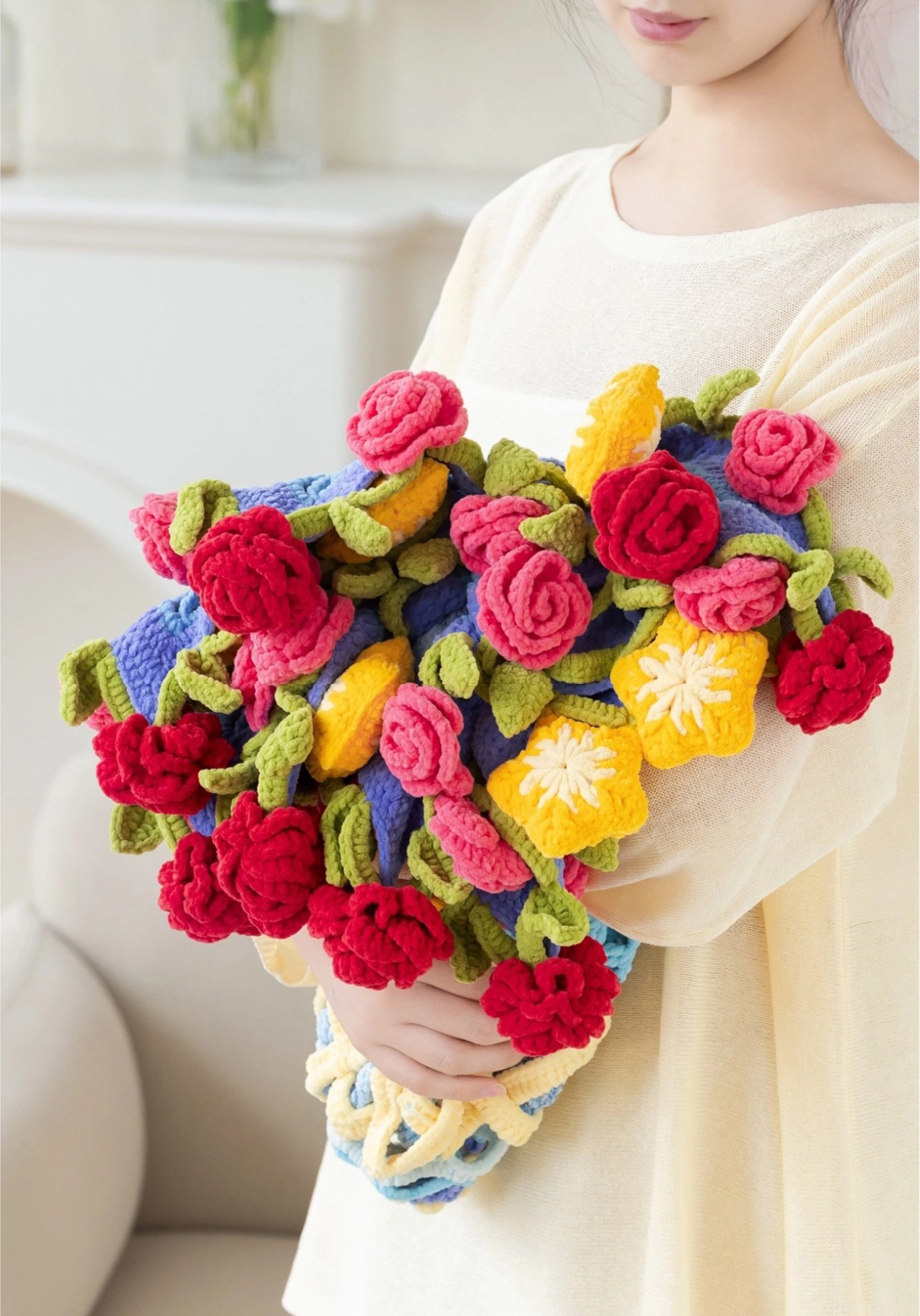 スターライトブーケかぎ針編みキット – Susan's Family Crochet Yarn