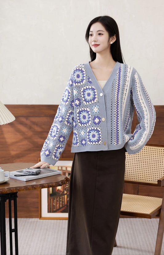 Departure Cardigan Crochet Kit
