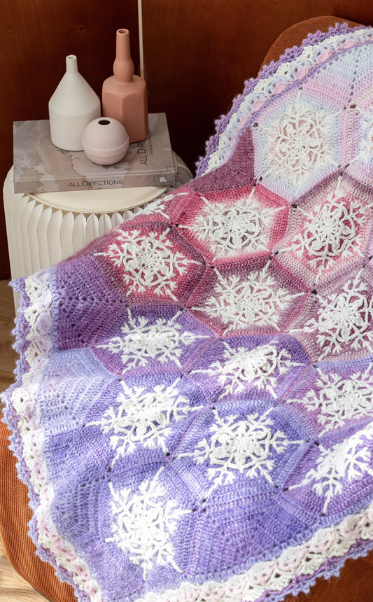Snowflake Blanket Crochet Kit