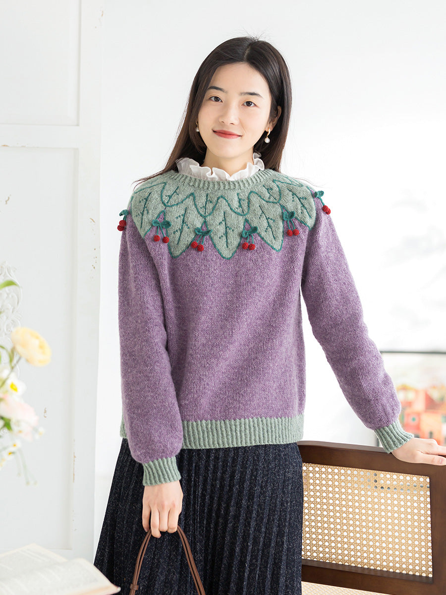 Cherry Sweater Knit Pattern