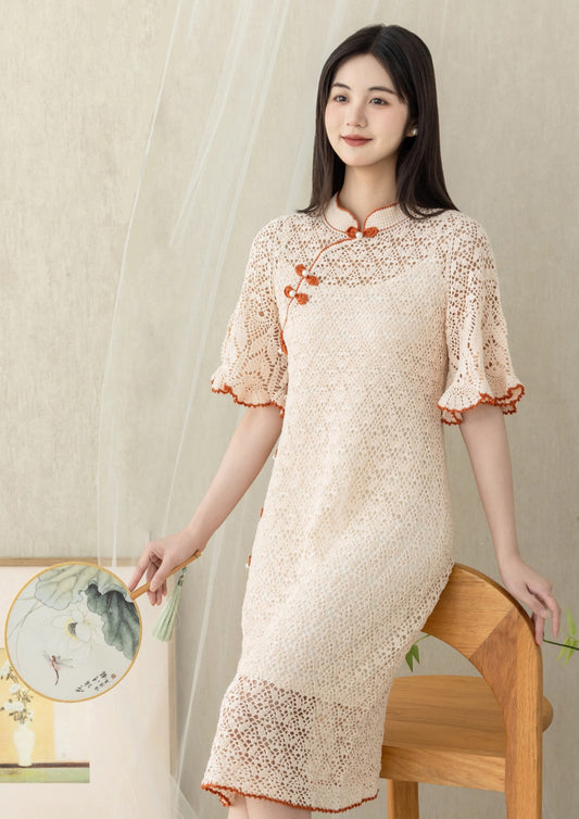 Orchid Grace Lace Dress Crochet Yarn Kit