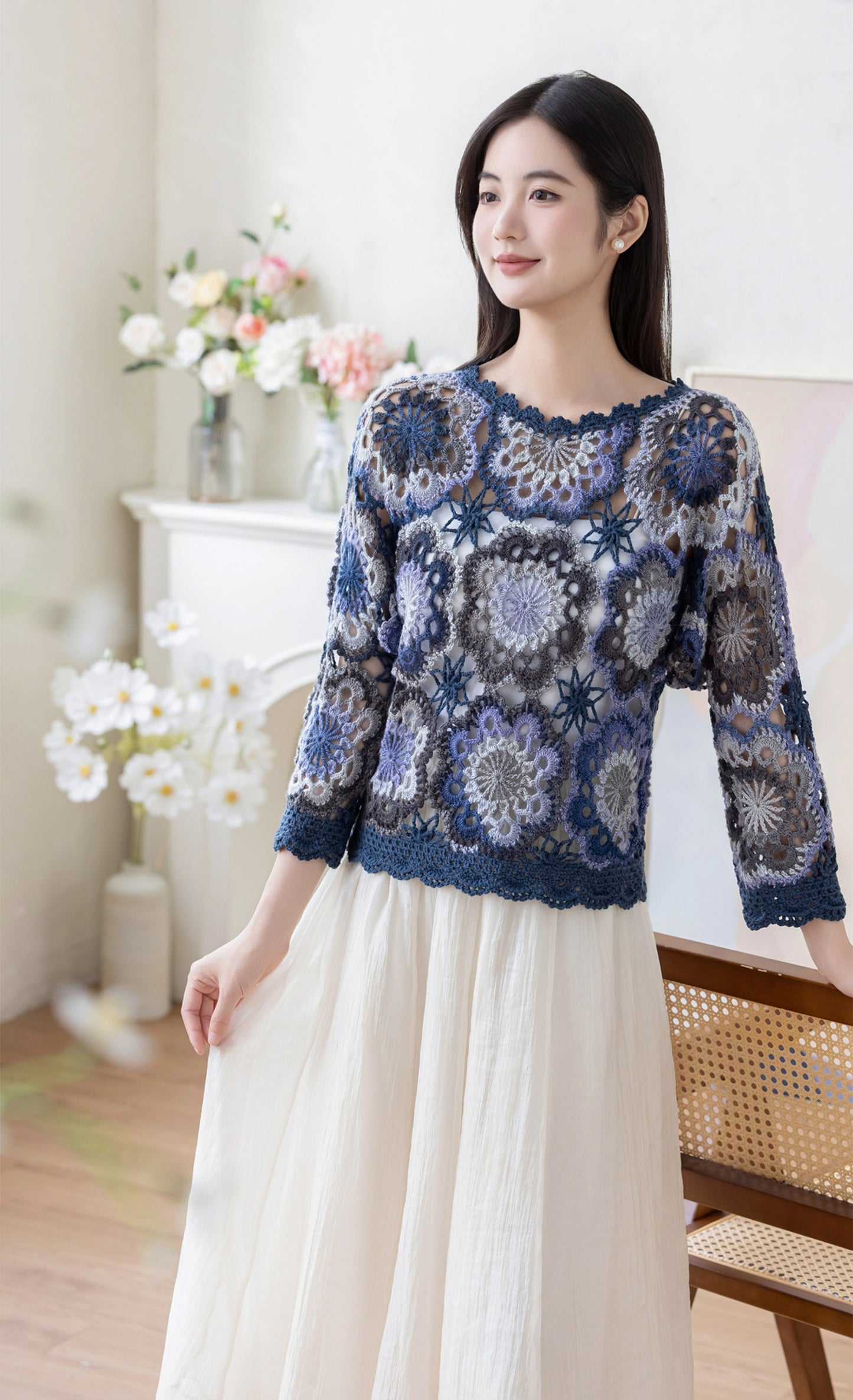 Yanko Pullover Crochet Kit