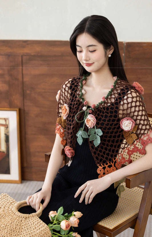 Verdant Vine Wrap Crochet Kit