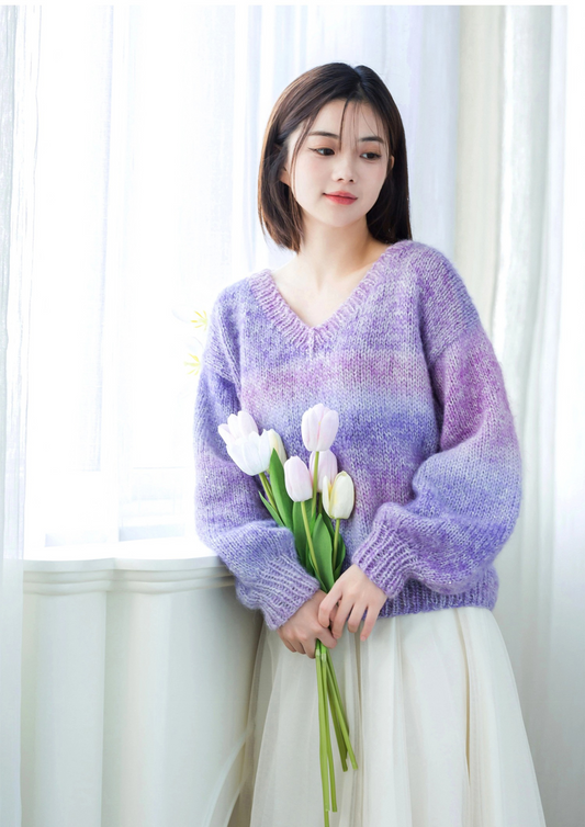 Crystal Sparkle Sweater Knit Pattern